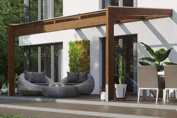 Skan Holz Novara 450 x 309 cm nussbaum lasiert