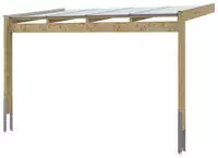Skanholz Terrassendach "Novara" BxT: 450x259 cm