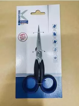 Kretzer Finny Alpha Stickschere 13cm, Rechtshänder, Kunststoffgriff (70213)
