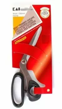 KAI Schneiderschere 230mm Softgriff, abgewinkelt (N5230)