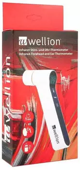Wellion Infrarot Stirn- und Ohr-Thermometer