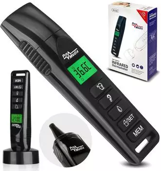 Maclean PR-638 Infrarot-Fieberthermometer ber&uuml;hrungslos, LCD (PR-638)