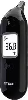 Omron Gentle Temp 533 Infrarot-Ohrthermometer, kontaktlos, schwarz (MC-E533-EAZBK)