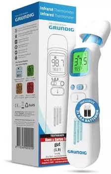Grundig Kontaktloses Fieberthermometer Ohr/Stirn, Erwachsene/Kinder (74c4ac2f-e238-48a6-8656-a95bb5595860)