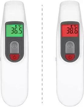 Fysic FT38 Infrarot-Stirnthermometer mit Display & Alarm, weiß (FT38)