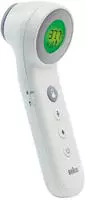 Braun Fieberthermometer BNT400WE, 3in1, Kontaktlose Infrarot-Messung mit...