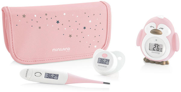 Miniland Thermometer-Set 4-tlg rosa