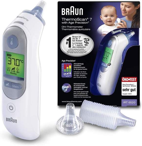 Braun ThermoScan 7 Ohrthermometer IRT 6520