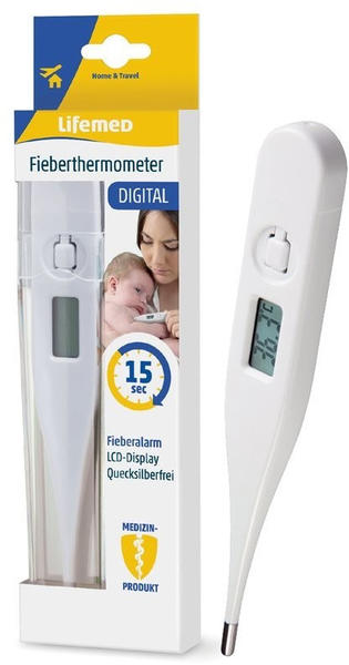 Lifemed Fieberthermometer digital weiß