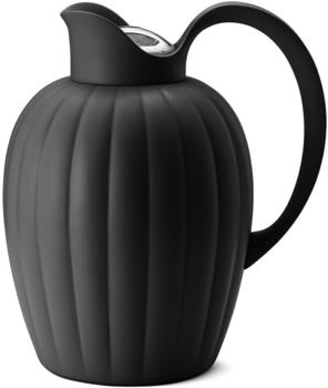 Georg Jensen Thermoskanne Bernadotte 1l Schwarz