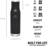 Stanley 1913 10-10819-010, Stanley 1913 - The Adventure To-Go Bottle 1.0L / 1.1 QT -