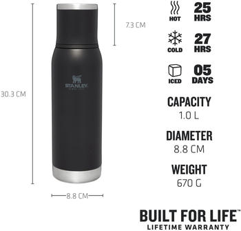 Stanley Adventure To-Go Thermosflasche 1l black
