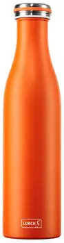 Lurch Isolierfllasche Edelstahl 0,75l orange