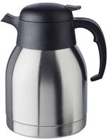 APS Isolierkanne "Classic" 1,5 l Einhandautomatik, doppelwandiger Edelstahl