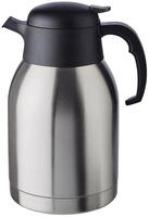 APS Isolierkanne "Classic" 2 l Einhandautomatik, doppelwandiger Edelstahl