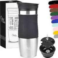 Milu 6017, Milu Isolierbecher schwarz 0,37 l