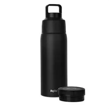 Aqiila Isolierflasche mit Powerbank &raquo;BO5&laquo; 0.6 L schwarz
