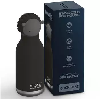 Asobu Bestie Isolierflasche Schwarzes Schaf 460ml