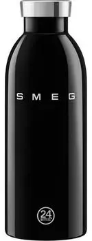 Smeg Clima Bottle Isolierte Edelstahlflasche Schwarz 500ml (WBF01BL)