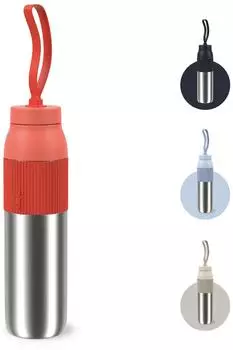 Emsa BeYou Twist Isolier-Trinkflasche 700ml, Edelstahl, Orange (N2193300)
