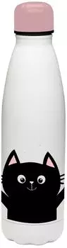 Geda Labels Hug in a Mug Isolierflasche Katze, 500ml (13373)