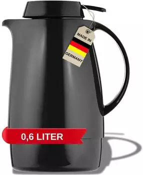 Helios Servitherm Isolierkanne 0,6l Kunststoff schwarz (7202-002)