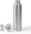 Wenco Trinkflasche Edelstahl 1l mit Teesieb silber