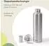 Wenco Trinkflasche Edelstahl 1l mit Teesieb silber