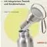 Wenco Trinkflasche Edelstahl 1l mit Teesieb silber