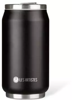 Les Artistes Paris Pull can'IT Isolierdose Edelstahl Schwarz 280ml (A-1872)