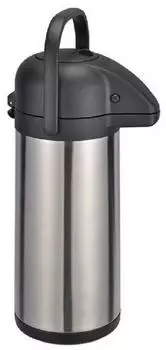 Haushalt International Pumpkanne Isolierkanne Edelstahl 3L (26115)