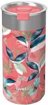 Quokka Boost Thermobecher mit Sieb, Edelstahl, exotic pink, 400ml (40071)