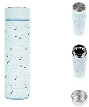 KIKKABOO Savanna Isolierflasche 500ml Edelstahl, blau (31302030056)