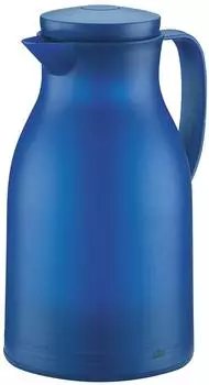 Cilio Monza Isolierkanne blau, Vakuum-Hartglaseinsatz, 1L (544886)