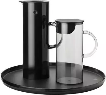 Stelton EM77 Geschenkset, schwarz/smoke (930-3)