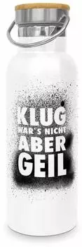 FOXCUP Trinkflasche &bdquo;Klug war's nicht" 500ml