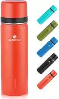 Thermoskanne Edelstahl 1l 500ml Isolierflasche Trinkbecher Kalt Warm Rot