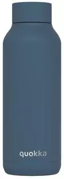 Quokka Solid Stone Blue Thermoflasche, Edelstahl, 510ml (11994)