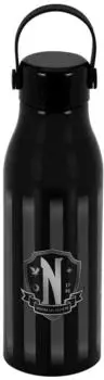 Karactermania Wednesday Mi&eacute;rcoles Trinkflasche 700ml, schwarz (06163)