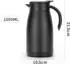 LuxusKollektion Isolierkanne doppelwandig, Edelstahl, 1L, schwarz