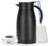 LuxusKollektion Isolierkanne doppelwandig, Edelstahl, 1L, schwarz