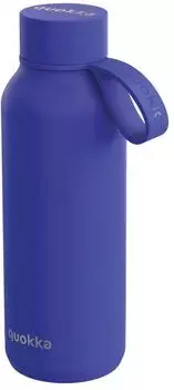 Quokka Isolierflasche Solid 510ml mit Tragegurt, nachtblau (40186)