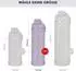 Thermos Ultralight Max Isolier-Trinkflasche 1,0l orchidee