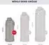 Thermos Ultralight Max Isolierflasche 0,75l grau (4135214075)