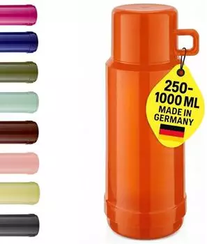 Rotpunkt Jesper 604 Isolierkanne 1000ml, Glaseinsatz, orange (604-13-02-0)