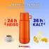 Rotpunkt Jesper 604 Isolierkanne 1000ml, Glaseinsatz, orange (604-13-02-0)