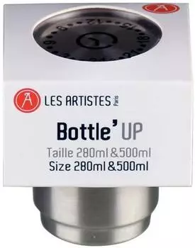 Les Artistes Paris Bottle'Up Deckel Edelstahl 280/500ml