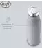 alfi Pure Bottle Isolierflasche, fog grey, 0,5l (5157340050)