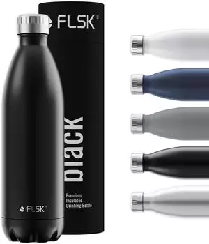 FLSK Isolierflasche 1l schwarz (1010-1000-2014)
