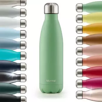 Blumtal Isolierflasche 1 l Gr&uuml;n